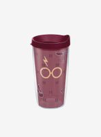 Harry Potter Maroon and Gold Glasses 16oz Classic Tumbler With Lid