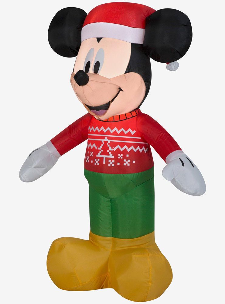 Disney Mickey Mouse Mickey In Ugly Sweater Small Airblown