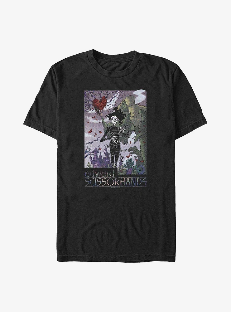 Edward Scissorhands Dotted Art T-Shirt