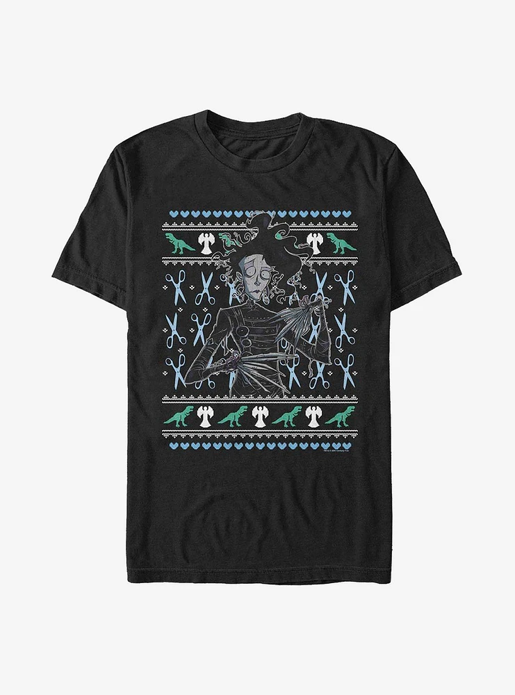 Edward Scissorhands Ugly Christmas T-Shirt