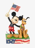 Disney Mickey Mouse and Pluto Patriotic Figure