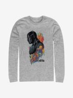 Marvel Black Panther Colorful Long-Sleeve T-Shirt