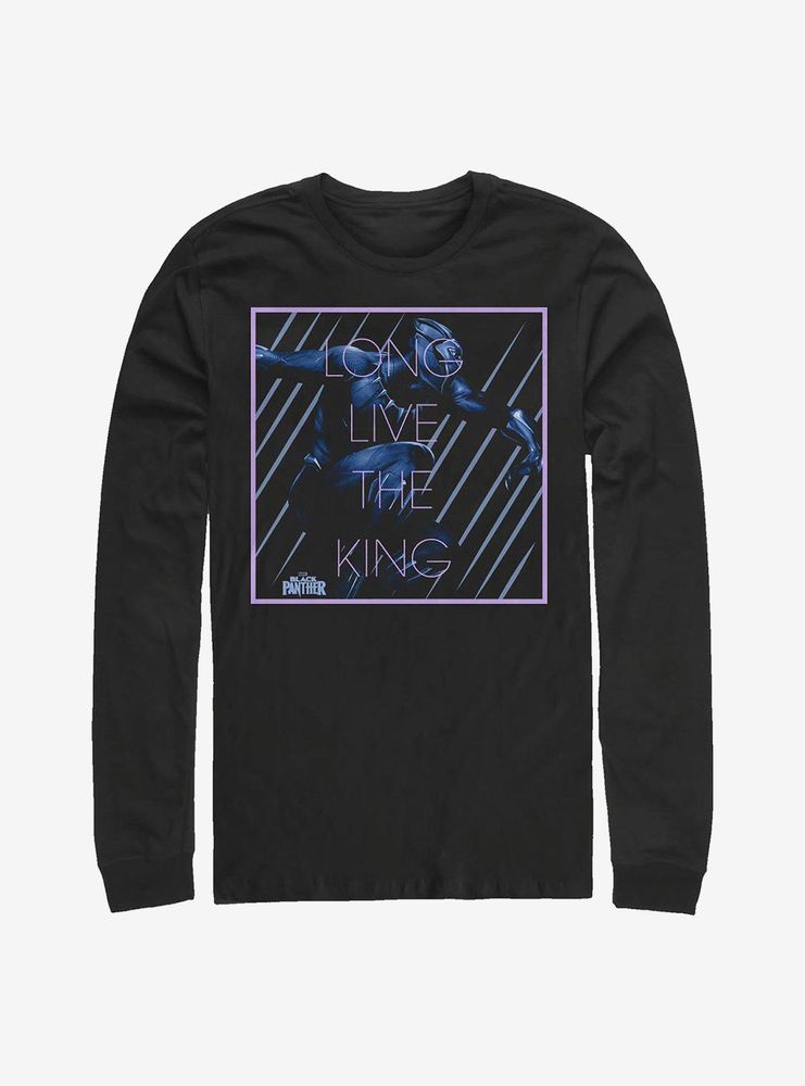 Marvel Black Panther Long Live King Long-Sleeve T-Shirt