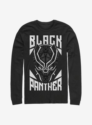 Marvel Black Panther Stamp Long-Sleeve T-Shirt