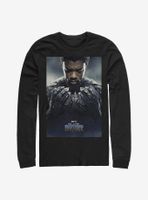 Marvel Black Panther T'Challa Poster Long-Sleeve T-Shirt