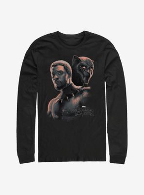 Marvel Black Panther T'Challa Unmasked Long-Sleeve T-Shirt