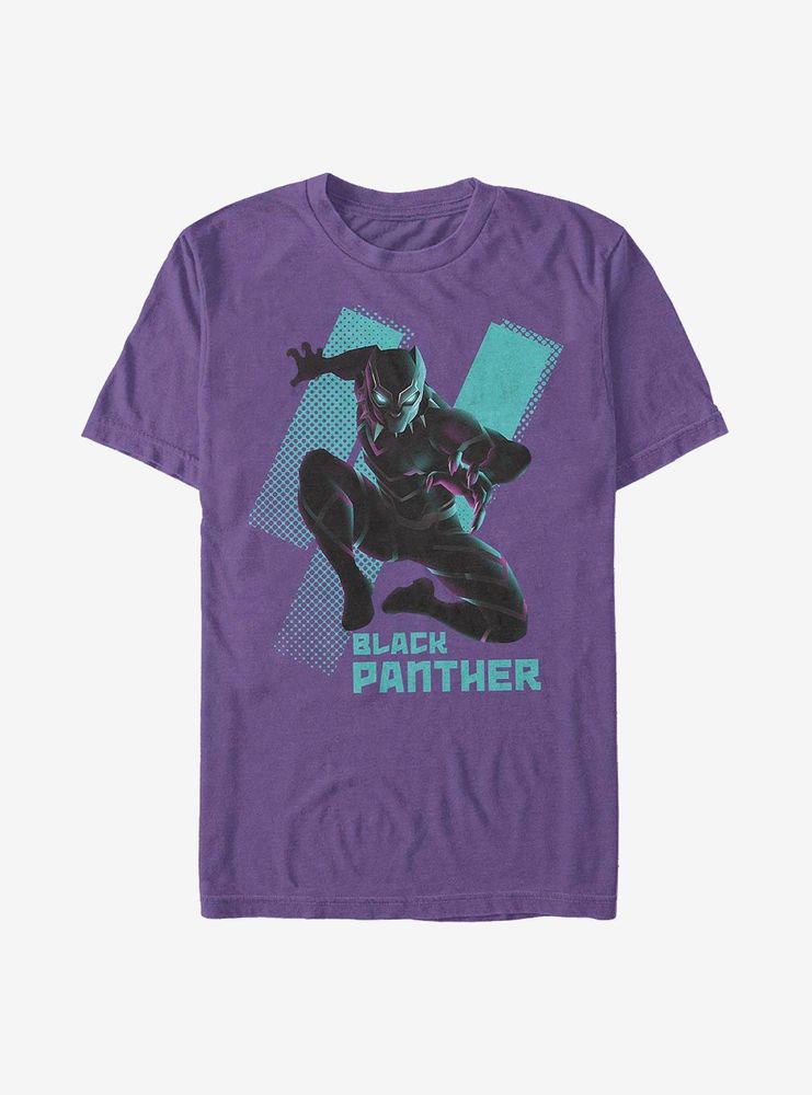 Marvel Black Panther Stripes T-Shirt