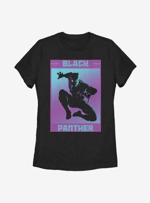 Marvel Black Panther Halftone Womens T-Shirt