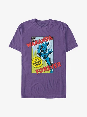 Marvel Black Panther Comic Strip T-Shirt