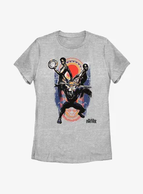 Marvel Black Panther Big Three Womens T-Shirt