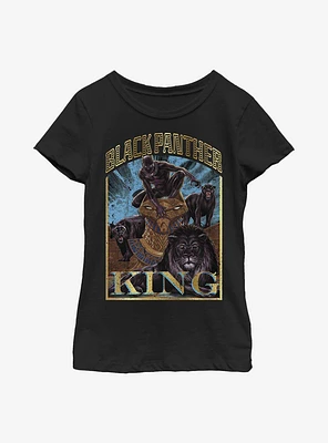 Marvel Black Panther Homage Youth Girls T-Shirt