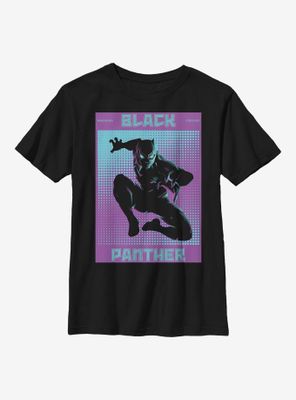 Marvel Black Panther Halftone Youth T-Shirt
