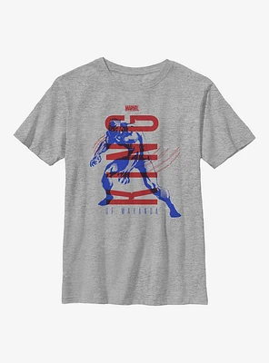 Marvel Black Panther Blue Youth T-Shirt