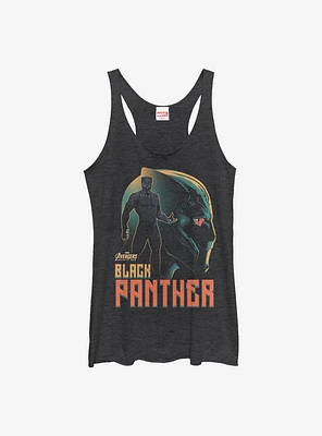 Marvel Black Panther King Wakanda Sil Womens Tank Top