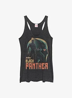 Marvel Black Panther King Wakanda Sil Womens Tank Top