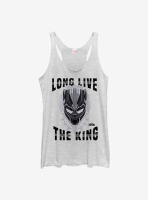 Marvel Black Panther Long Live Womens Tank Top