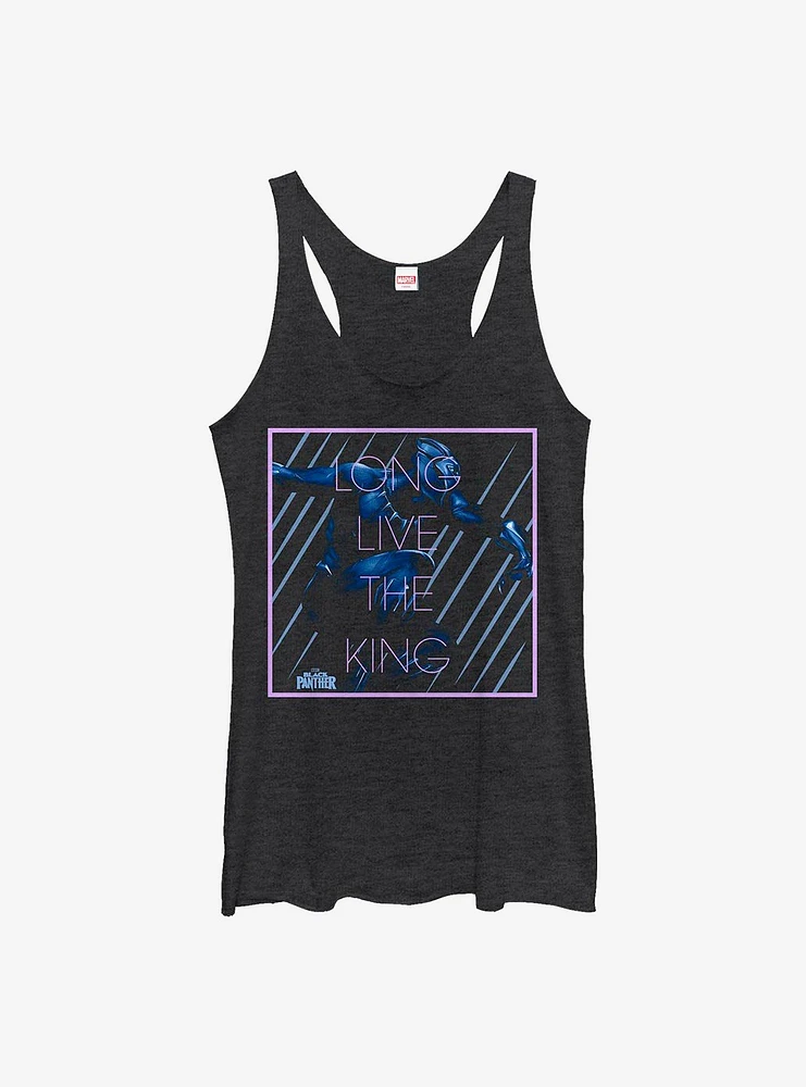 Marvel Black Panther Long Live King Womens Tank Top