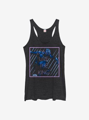 Marvel Black Panther Long Live King Womens Tank Top