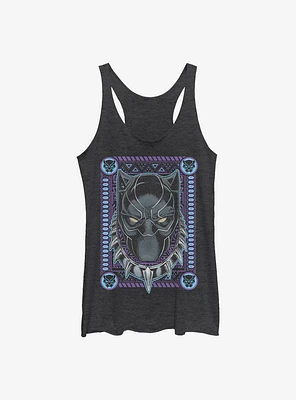 Marvel Black Panther Card Womens Tank Top