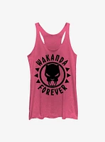 Marvel Black Panther Logo Womens Tank Top