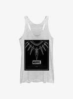 Marvel Black Panther Necklace Womens Tank Top