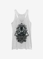 Marvel Black Panther Triangles Womens Tank Top