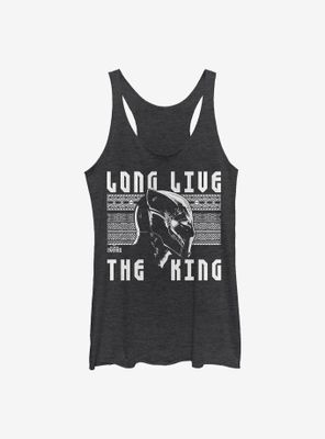 Marvel Black Panther The King Lives Womens Tank Top