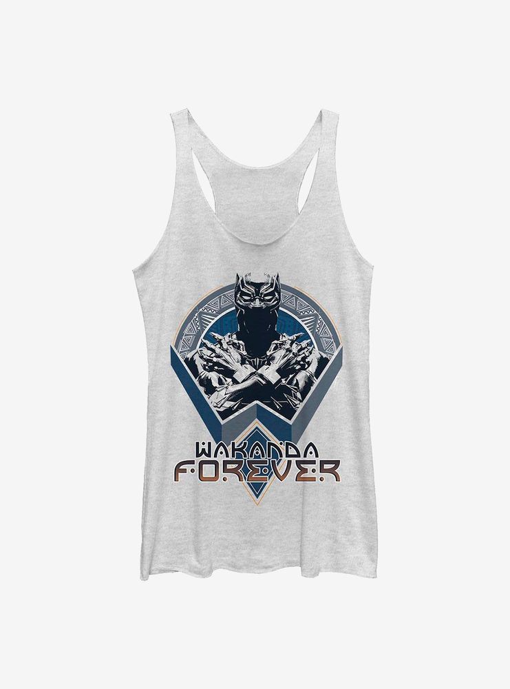 Marvel Black Panther Wakanda Shield Womens Tank Top