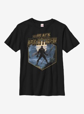 Marvel Black Panther Hex Youth T-Shirt