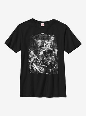 Marvel Black Panther The Stars Youth T-Shirt
