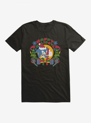 Sonic The Hedgehog Winter Claus T-Shirt