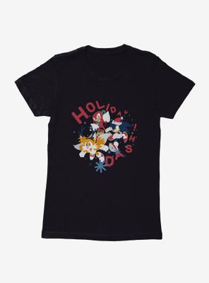 Sonic The Hedgehog Winter Dash Womens T-Shirt