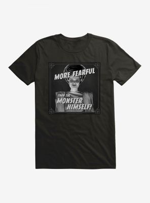 Universal Monsters Bride Of Frankenstein More Fearful T-Shirt