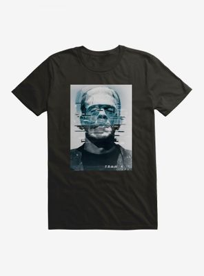 Universal Monsters Frankenstein Distorted Face T-Shirt