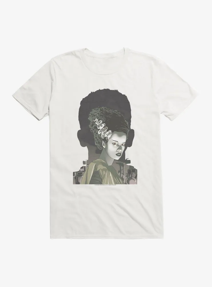 Universal Monsters Bride Of Frankenstein Shadows T-Shirt