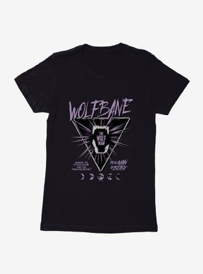 Universal Monsters The Wolf Man Wolfbane Womens T-Shirt