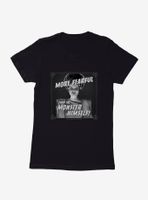 Universal Monsters Bride Of Frankenstein More Fearful Womens T-Shirt