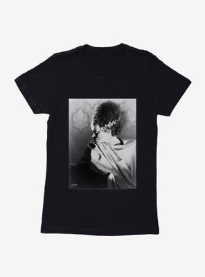 Universal Monsters Bride Of Frankenstein Side Pose Womens T-Shirt