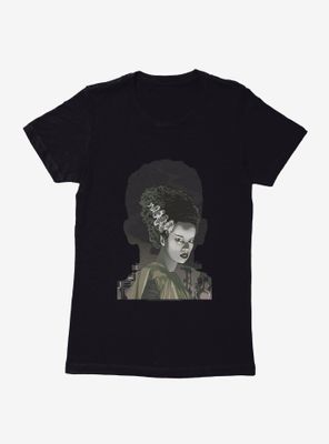 Universal Monsters Bride Of Frankenstein Shadows Womens T-Shirt