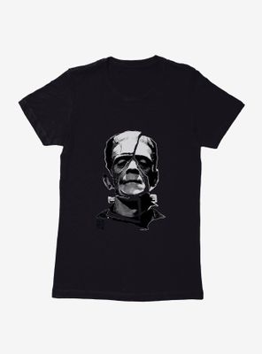 Universal Monsters Frankenstein Face Tear Womens T-Shirt