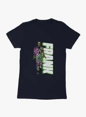 Universal Monsters Frankenstein Leopard Print Womens T-Shirt