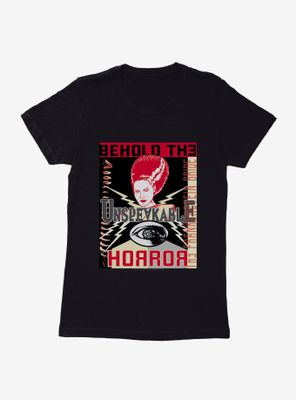 Universal Monsters Bride Of Frankenstein Unspeakable Womens T-Shirt