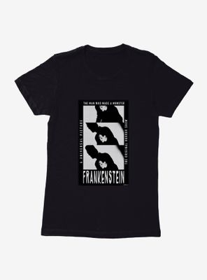 Universal Monsters Frankenstein Shadows Womens T-Shirt