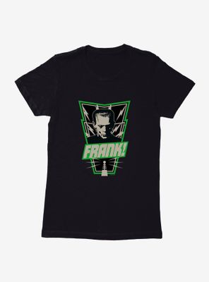 Universal Monsters Frankenstein Frank Womens T-Shirt