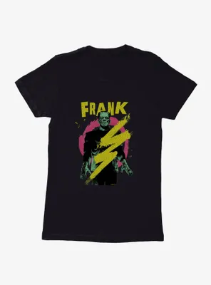 Universal Monsters Frankenstein Lightning Bolt Womens T-Shirt