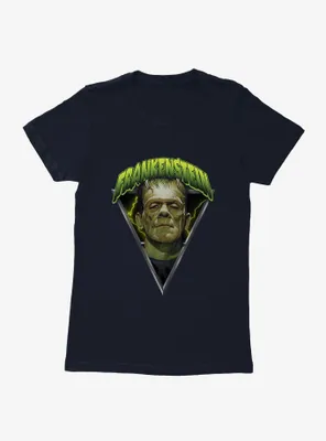 Universal Monsters Frankenstein Metal Portrait Womens T-Shirt