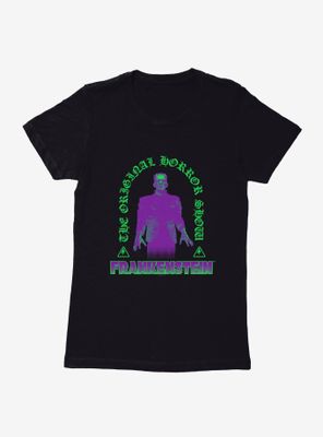 Universal Monsters Frankenstein Horror Show Womens T-Shirt