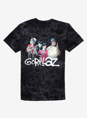 Gorillaz Group Tie-Dye T-Shirt