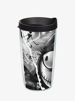 The Nightmare Before Christmas Torn Collage 16oz Classic Tumbler With Lid