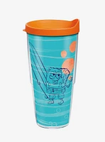 Spongebob Squarepants Surfboard 24oz Classic Tumbler With Lid